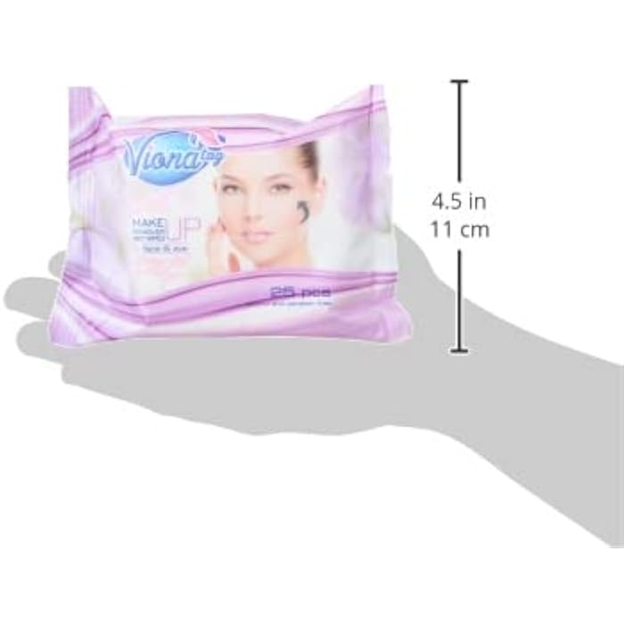 Viona make up remover wipes - 25 wipes - Image 3